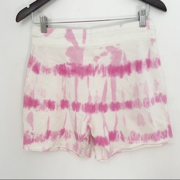 Threads 4 Thought Cut off Athletic Sweat Shorts Size XS Pink/White Tie Dye New - Picture 5 of 6